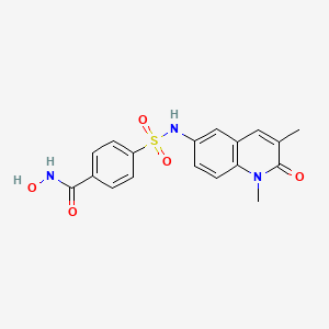 molecular formula C18H17N3O5S B12393776 Hdac6/8/brpf1-IN-1 