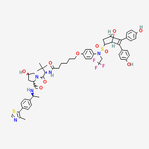 molecular formula C55H62F3N5O10S2 B12393802 PROTAC ER|A Degrader-4 