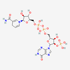 molecular formula C21H29N6O18P3 B12393829 Deamino-NADPH 