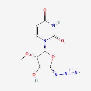 1-[(2R,3S,5S)-5-azido-4-hydroxy-3-methoxyoxolan-2-yl]pyrimidine-2,4-dione