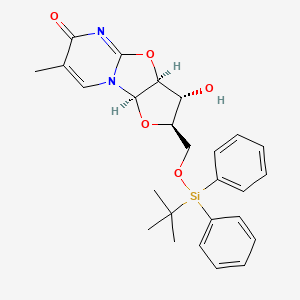 (2R,4R,5R,6S)-4-[[tert-butyl(diphenyl)silyl]oxymethyl]-5-hydroxy-11-methyl-3,7-dioxa-1,9-diazatricyclo[6.4.0.02,6]dodeca-8,11-dien-10-one