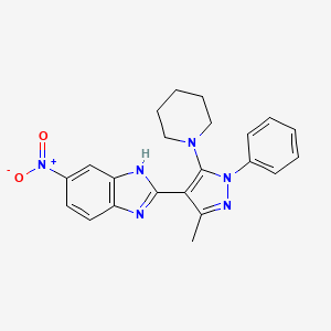 molecular formula C22H22N6O2 B12393888 SphK1-IN-1 