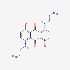 molecular formula C20H24N4O4 B12393898 1,5-Dihydroxy-4,8-bis[[2-(methylamino)ethyl]amino]-9,10-anthracenedione 