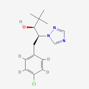 molecular formula C15H20ClN3O B12393926 Paclobutrazol-d4 