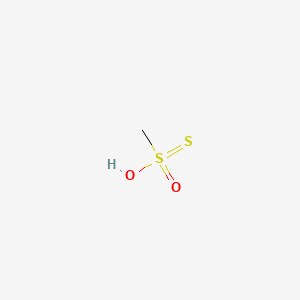 molecular formula CH4O2S2 B1239399 Methanethiosulfonate CAS No. 44059-82-7