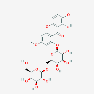 molecular formula C27H32O16 B12394027 1-O-Gentiobiosyl-3,7-dimethoxy-8-hydroxyxanthone 