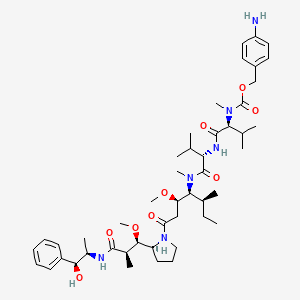 molecular formula C47H74N6O9 B12394038 p-Aniline-MMAE 