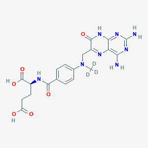 molecular formula C20H22N8O6 B12394060 7-Hydroxymethotrexate-d3 