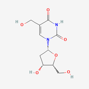 1-[(2R,4R,5R)-4-hydroxy-5-(hydroxymethyl)oxolan-2-yl]-5-(hydroxymethyl)pyrimidine-2,4-dione