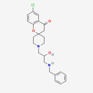 molecular formula C23H27ClN2O3 B12394150 Antibacterial agent 141 