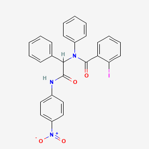 molecular formula C27H20IN3O4 B12394155 Mmp-9-IN-5 