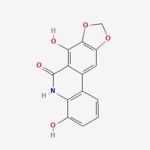 molecular formula C14H9NO5 B1239416 Narciprimine 