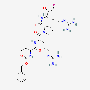 molecular formula C31H49FN10O6 B12394165 Val-Arg-Pro-DL-Arg-Fluoromethylketone 