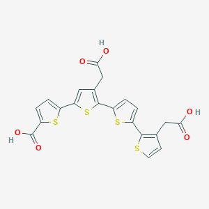 molecular formula C21H14O6S4 B12394177 q-FTAA 