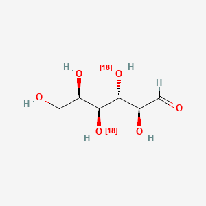 molecular formula C6H12O6 B12394198 D-talose-18O2 