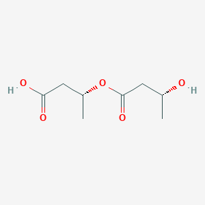 molecular formula C8H14O5 B1239420 (R)-3-((R)-3-羟基丁酰氧基)丁酸酯 CAS No. 1117-10-8