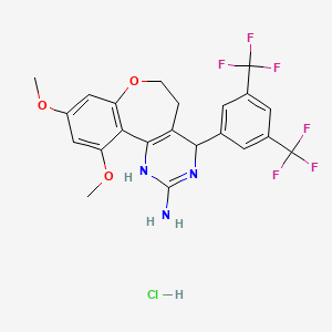 molecular formula C22H20ClF6N3O3 B12394203 Anti-neuroinflammation agent 1 