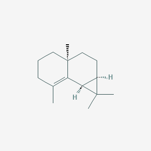 molecular formula C15H24 B12394223 (1aR,3aS,7bS)-1,1,3a,7-Tetramethyl-1a,2,3,3a,4,5,6,7b-octahydro-1H-cyclopropa[a]naphthalene CAS No. 489-29-2