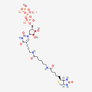 molecular formula C29H42Li3N6O17P3S B12394225 Biotin-11-UTP 