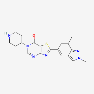 molecular formula C19H20N6OS B12394240 RNA splicing modulator 1 