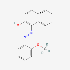 molecular formula C17H14N2O2 B12394262 1-(2-Methoxyphenyl)azo-2-naphthol-d3 