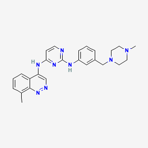 molecular formula C25H28N8 B12394263 Alk5-IN-27 