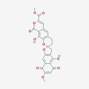 molecular formula C26H18O11 B1239427 delta-Rubromycin 