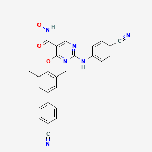 molecular formula C28H22N6O3 B12394285 NNRTIs-IN-1 