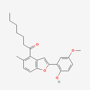 molecular formula C23H26O4 B12394291 hCES2A-IN-1 