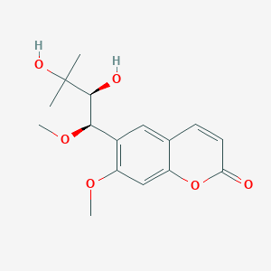 2H-1-Benzopyran-2-one, 6-[(1R,2S)-2,3-dihydroxy-1-methoxy-3-methylbutyl]-7-methoxy-