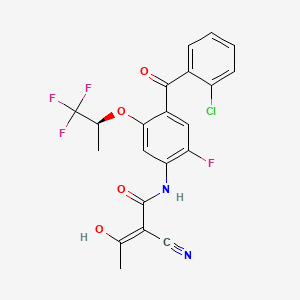 molecular formula C21H15ClF4N2O4 B12394308 hDHODH-IN-10 