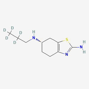 molecular formula C10H17N3S B12394317 Pramipexole-d5 