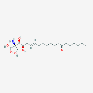 (E)-(2R,3R,4R)-2-Amino-3,4-dihydroxy-2-hydroxymethyl-14-oxoicos-6-enic acid