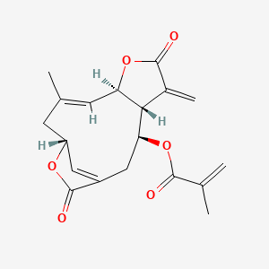 molecular formula C19H20O6 B1239436 Deoxyelephantopin 