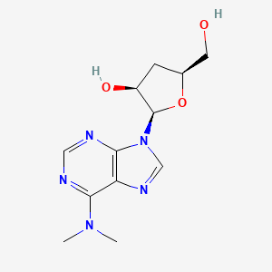 molecular formula C12H17N5O3 B12394387 (2R,3S,5S)-2-[6-(dimethylamino)purin-9-yl]-5-(hydroxymethyl)oxolan-3-ol 