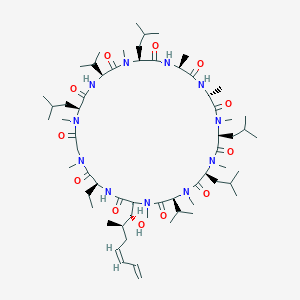 molecular formula C63H111N11O12 B12394395 Cyclosporin A-Derivative 3 