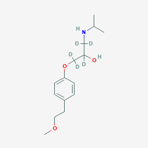 molecular formula C15H25NO3 B12394444 Metoprolol-d5 