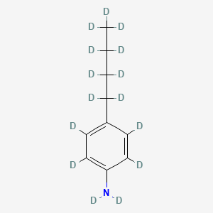 molecular formula C10H15N B12394459 4-N-Butylaniline-D15 