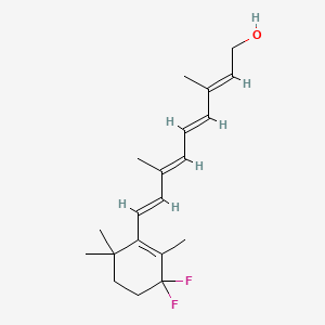 molecular formula C20H28F2O B1239446 4,4-Difluororetinol CAS No. 90660-21-2