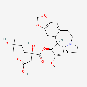 molecular formula C27H35NO9 B12394461 5'-Des-O-methylharringtonine 