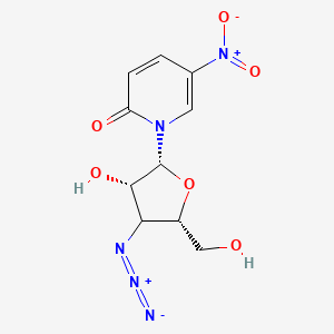 5-Nitro-1-(3-azido-3-deoxy-|A-D-ribofuranosyl)-2(1H)-pyridinone