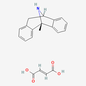 (E)-but-2-enedioic acid;(1S,9R)-1-methyl-16-azatetracyclo[7.6.1.02,7.010,15]hexadeca-2,4,6,10,12,14-hexaene