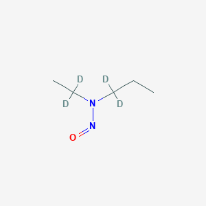 molecular formula C5H12N2O B12394485 N-Ethyl-N-nitroso-1-propanamine-d4 