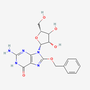 molecular formula C17H19N5O6 B12394488 8-(Phenylmethoxy)guanosine 