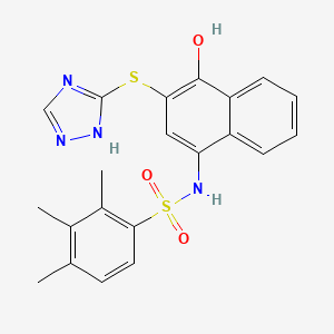 molecular formula C21H20N4O3S2 B12394494 Sirt1/2-IN-4 