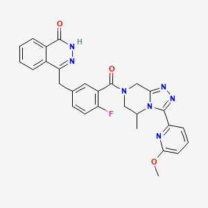 molecular formula C28H24FN7O3 B12394495 Parp1-IN-14 