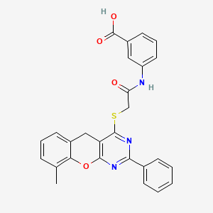 molecular formula C27H21N3O4S B12394515 UCK2 Inhibitor-1 