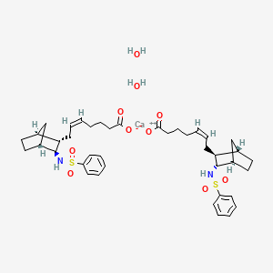 molecular formula C40H56CaN2O10S2 B1239453 Domitroban calcium hydrate 