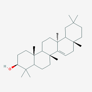 molecular formula C30H50O B1239458 (3S,6aR,6aS,8aR,14bR)-4,4,6a,6a,8a,11,11,14b-octamethyl-1,2,3,4a,5,6,8,9,10,12,12a,13,14,14a-tetradecahydropicen-3-ol 