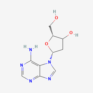 molecular formula C10H13N5O3 B12394600 6-Amino-9-[2-deoxy-|A-D-ribofuranosyl]-9H-purine 